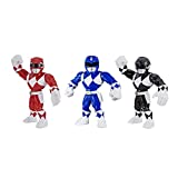 Playskool Heroes Mega Mighties Power Rangers 3-Pack -- Red Ranger, Blue Ranger, and Black Ranger 10-inch Action Figures, Kids Ages 3 and Up (Amazon Exclusive)