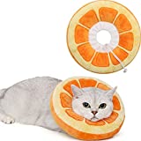 ANWA Adjustable Cat Cone Collar Soft, Cute Cat Recovery Collar, Cat Cones After Surgery for Kittens