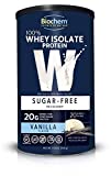 Biochem 100% Whey Sugar-Free Vanilla 20g, 11.8oz, Certified Vegetarian, Certified Gluten Free, Certified Non-GMO Tested, Keto Friendly, Grass-Fed