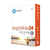 HP Printer Paper | 8.5 x 11 Paper | BrightWhite 24 lb |1 Ream - 500 Sheets| 100 Bright | Made in USA - FSC Certified | 203000R