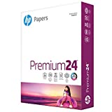 HP Printer Paper | 8.5 x 11 Paper | Premium 24 lb | 1 Ream - 500 Sheets | 100 Bright | Made in USA - FSC Certified | 112400R