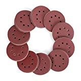 WORKPRO 150-piece Sanding Discs Set - 5-Inch 8-Hole Sandpaper 10 Grades Include 60, 80, 100, 120, 150,180, 240, 320, 400, 600 Grits for Random Orbital Sander(Not for Oscillating Tools or Mouse Sander)