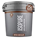 Isopure Protein Powder, Low Carb Whey Isolate, Gluten Free, Lactose Free, 25g Protein, Keto Friendly, Dutch Chocolate, 7.5 Pound (Packaging May Vary)