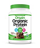 Orgain Organic Vegan Protein Powder, Creamy Chocolate Fudge - 21g of Plant Based Protein, Low Net Carbs, Non Dairy, Gluten Free, No Sugar Added, Soy Free, Kosher, Non-GMO, 2.03 Lb (Packaging May Vary)