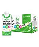 Orgain Organic Nutritional Shake, Vanilla Bean - Meal Replacement, 16g Grass Fed Whey Protein, 20 Vitamins & Minerals, Gluten Free, Soy Free, Kosher, Non-GMO, Packaging May Vary, 11 Fl Oz (Pack of 12)