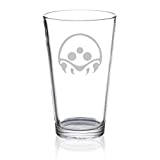 Metroid Prime - Metroid - Etched Pint Glass