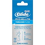 Glide Threader Floss 30 Each (Pack of 6)