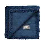 ROCKET & REX Waterproof Dog Blankets for Dogs | for Large Dogs | Protects Bed, Couch, & Sofa | Extra Soft Fleece Fabric | Reversible Faux Suede