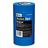 ScotchBlue Original Multi-Surface Painter's Tape, 1.41 inches x 60 yards (360 yards total), 2090, 6 Rolls