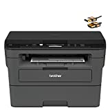 Brother HL-L23 90DW Series Compact Wireless Monochrome Laser All-in-One Printer - Print Scan Copy - Mobile Printing - Auto Duplex Printing - Up to 32 Pages/Minute - 2-line Display + HDMI Cable