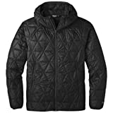 Outdoor Research Men's Helium Insulated Hoodie – Long Sleeve Zip Up Jacket, Lightweight & Durable, Weather Resistant Hooded Jacket Black