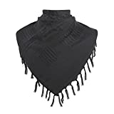 Men Breathable Cotton Arab Shemagh Turban Bandana Headscarf Windproof Soft Muslim Hijab Headband Shawl Keffiyeh Arabic Scarf Headcover Neck Scarf