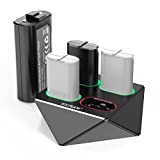 YCCSKY Rechargeable Battery Pack for Xbox Series X|S, 4 x 1200mAh Battery Pack Controller Charging Station Compatible with Xbox Series X|S/Xbox One/One S/One X/One Elite