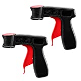 PAGOW 2 Pack Instant Aerosol Trigger Handle, Sprayer Machine Full Hand Grip, Converts Spray Cans into Spray Reusable Accessory, Universal for Spray Paint, Adhesives, Lubricants