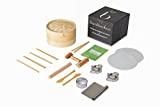 BamBamBoo 10 inch Bamboo Steamer Set. Soup Dumpling Kit. DIY Dumpling Maker. Make Your Own Dumplings and Dim Sum. Unique Gifts. Perfect Gifts for Foodies, Cooking Gifts for Men & Women