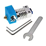 [Gulfcoast Robotics] All Metal Hotend Conversion Kit - Polished Titanium Heatbreak for Creality Ender 3 Pro and V2, Ender 5 Pro and Plus and CR10 3D Printers