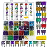 Car Fuses Assortment Kit - MuHize 242 PCS Car Truck Blade Standard & Mini (2A/3A/5A/7.5A/10A/15A/20A/25A/30A/35A/40A) Fuses, Boat Car RV SUV Truck Camper Automotive Replacement Fuse