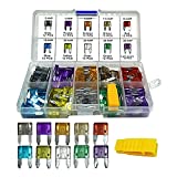 Car Blade Fuses - MuHize 120 PCS Truck Mini (2A/3A/5A/7.5A/10A/15A/20A/25A/30A/35A) Fuse Assorted Kit with Puller Tool 2021 Upgrade Version, Replacement RV SUV Truck Camper Fuses