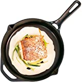 Greater Goods Cast Iron Skillet - 10-Inch Pan, Cook Like a Pro with Smooth Milled, Organically Pre-Seasoned Skillet Surface | Like the Heirloom Cookware Grandma Used | Designed in St. Louis