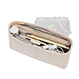 OAikor Purse Organizer Insert Felt Bags with YKK Zipper for GG Marmont Mini Matelasse Shoulder Bag (Miniature, Zipper)-7.5 x 1.8 x 4 inch