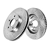 Callahan CDS03566 FRONT 348mm Drilled & Slotted 5 Lug [2] Rotors [ fit 2007 2008 2009 2010 BMW 335i ]