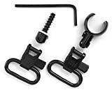 Uncle Mike's QD Quick Detachable Super Swivel 1391-2 for 1" slings , Black