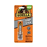 Gorilla All Purpose Epoxy Putty Stick, 2 ounce, Grey, (Pack of 1)