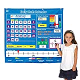 EAI Education Daily Math Calendar Pocket Chart, 35" x 35"