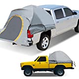 Truck Tent 5.5 FT Bed - 6.5 Foot Bed, 210D Oxford Pickup Truck Bed & Tailgate Bed Tents for Camping 6 FT Bed with PU2000 Waterproof Coating 2 Person Sleeping Capacity with Storage Bag