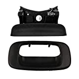 Tailgate Handle Bezel 15997911 15228539 for 1999-2007 Chevy Silverado| GMC Sierra 1500, 1500HD, 2500, 2500HD, 3500 Classic Pickup Tail Gate Handle and Bezel w/ Rod Clips Replaces # 15228541, 15228540