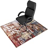 Anidaroel Office Chair Mat for Hardwood and Tile Floor, 35"X47" Computer Chair Mat for Rolling Chair, Desk Chair Mats, Low-Pile Carpet, Anti-Slip Floor Protector Rug