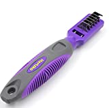 Dog Mat Remover by Hertzko  Grooming Comb, Brush for Dogs, Cats, Small Animals - Dematting Tool, Dog Brush for Tangles & Knots for Long Haired Dogs, Short Haired Dogs, and Rabbit Bedding (Small)