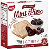 Katz Gluten Free Cherry Mini Pies | Dairy Free, Nut Free, Soy Free, Gluten Free | Kosher (1 Pack of 4 Mini Pies, 5.5 Ounce)