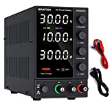 DC Power Supply Variable, Adjustable Switching Regulated Power Supply (30 V 0-10A) with Encoder Coarse & Fine Adjustments Knob, Beach Power Supply with USB & Type-C Quick-Charge Interface