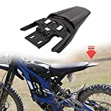 JFG RACING Sur-Ron Rear Fender Modified Extended Longer Kit Plastics Protector Compatible With Sur-Ron Light Bee Electric Dirtbike Dirt Bike Motocycle Black
