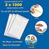 20 Sheets Puzzle Saver, Puzzle Glue and Frame, No Mess Puzzle Saver Kit for Large Puzzles - Use These Puzzle Glue Sheets to Preserve Your Finished Puzzle Save Up to 3 x 1000 Piece Puzzles for Adults