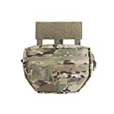 EXCELLENT ELITE SPANKER Tactical Drop Dump Pouch Molle Tool Pouch with Hook & Loop Carrying Kit Bag for Tactical Vest Chest Rig(Multicam)