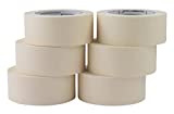 JAK Industrial 6 Rolls - 2 Inch Masking Tape for General Purpose/Painting - 60 Yards per roll
