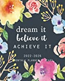 2022-2026 Monthly Planner 5 Years-Dream It, Believe It, Achieve It:: 60 Months Yearly Planner Monthly Calendar, Agenda Schedule Organizer and ... Inspirational Quotes and Federal Holidays