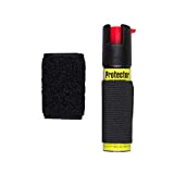 SABRE RED Maximum Strength Protector Pepper Spray Dog Attack Deterrent with Leash Holster—All-Natural and Effective