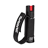 SABRE Runner Pepper Gel With Reflective Hand Strap For Quick Access, Optional Clip-On 120dB Personal Alarm, 35 Bursts of Maximum Police Strength OC Spray, 12-Foot Range, Gel Is Safer