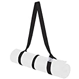 Yoga Mat Carrier Strap, Adjustable Mat Straps Sling Carrying, Doubles Holder as Yoga Strap for Stretching, Bonus Set with Fix Holder Tie (Yoga Mat not included)