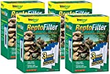 Tetra ReptoFilter Filter Cartridges, Large - 12 Total Cartridges (4 Packs with 3 per Pack)