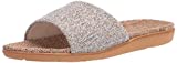 XINGYUE Flax Tatami Slippers No Slip Indoor Slippers Open Toe, Gray, Asian 38(US 7)