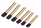 Lesiyou 6 Pieces Pulse Power Plug Compatible with 2018-2021 Polaris Ranger XP 1000 RZR RS1 Pro General, Bus Bar Power Harness Pigtail Connector 14 Gauge