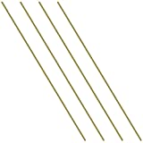 1/8 Inch Brass Round Rod, Favordrory 4PCS Brass Round Rods Lathe Bar Stock, 1/8 Inch in Diameter 14 Inches in Length