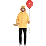 SUIT YOURSELF Georgie Halloween Costume for Men, IT, Standard Size, Includes Yellow Raincoat and SS Georgie Paper Boat