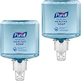PURELL Professional CRT HEALTHY SOAP Naturally Clean Foam, Fragrance Free, EcoLogo Certified, 1200 mL Foam Refill for PURELL ES6 Touch-Free Soap Dispenser (Pack of 2) - 6470-02