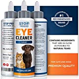 All Pets Eye Wash Drops for Relieve Pink Eye, Allergies Symptoms, Infections & Runny, Dry Eyes - Pain-Free Treatment Helps Prevent Abrasions, Irritations & Conjunctivitis