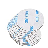 12 of VHB 3M Adhesive Double-Sided Circle Dots 1.4 Inch Diameter. Suitable for bonding Dressing Table Vanity Light